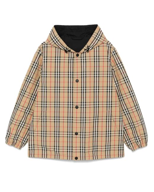 Burberry Natural Veste Réversible À Motif Vintage Check for men