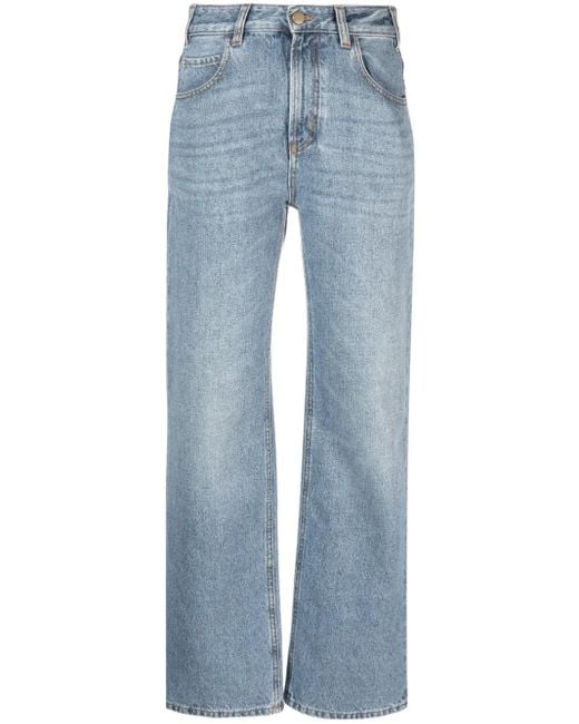 Jean Ample À Taille Basse Chloé en coloris Blue