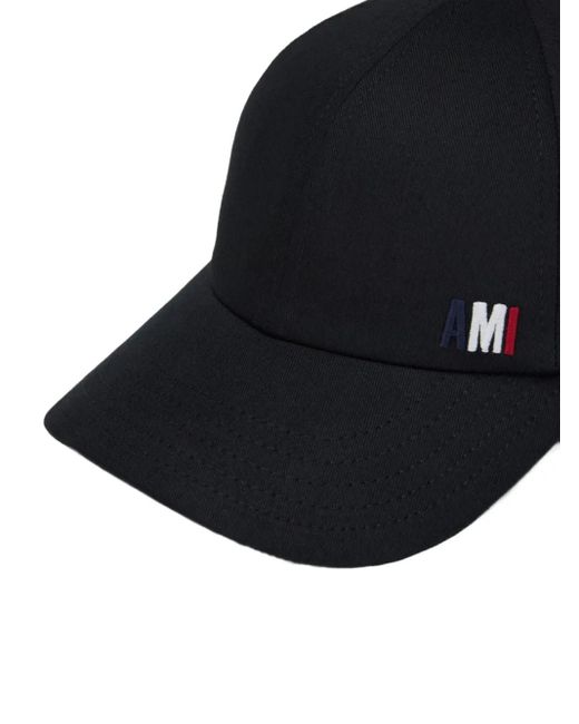 AMI Blue Bleu Blanc Rouge Ami Embroidery Cap