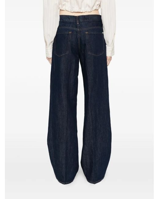 Seven7 Blue Five-Pocket Jeans