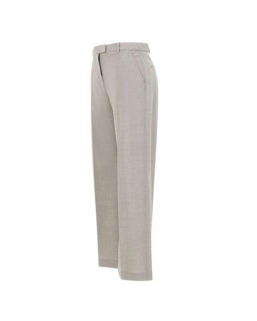 Eleventy Gray Wool Pants