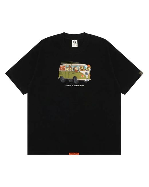 メンズ Aape By A Bathing Ape グラフィック Tシャツ Black
