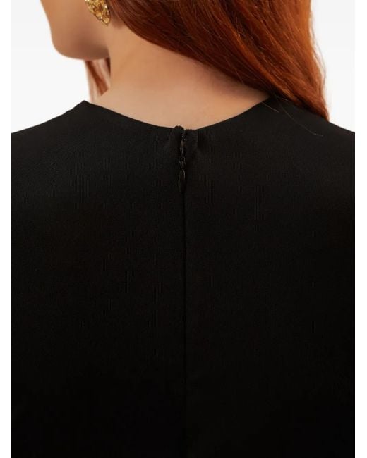 Farm Rio Black Pleated Keyhole Jumpsuit