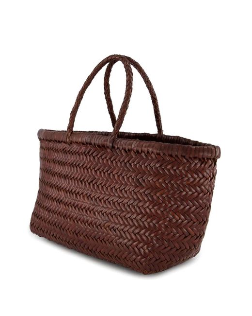 Bolso de mano Triple Jump pequeño Dragon Diffusion de color Brown