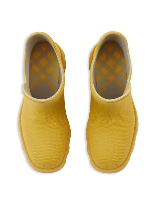 Burberry Yellow Marsh Rain Boots for men
