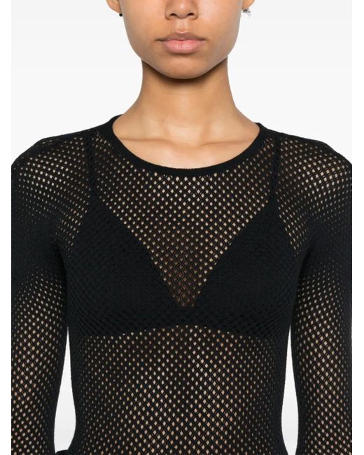 Wardrobe NYC Black X Rhw Web Bodysuit