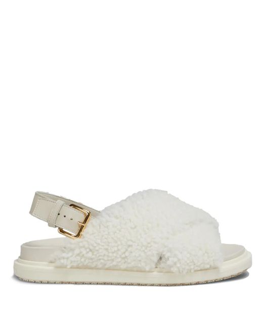 Marni Fussbett Lammy Sandalen in het White