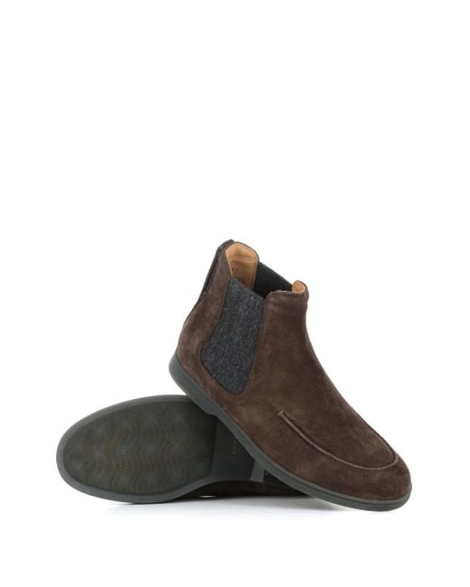 Henderson Brown Suede Boots for men