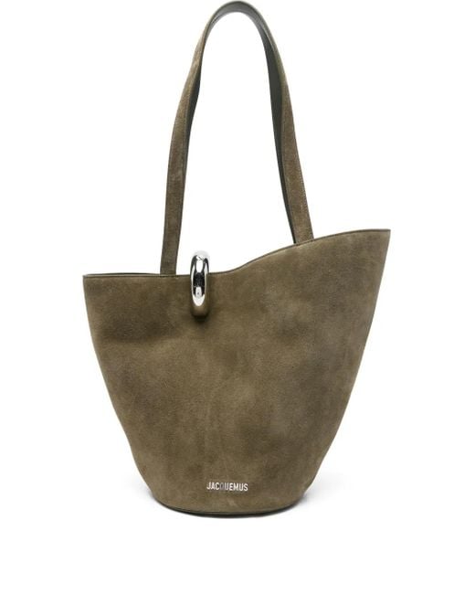Borsa Tote The Bamba di Jacquemus in Green