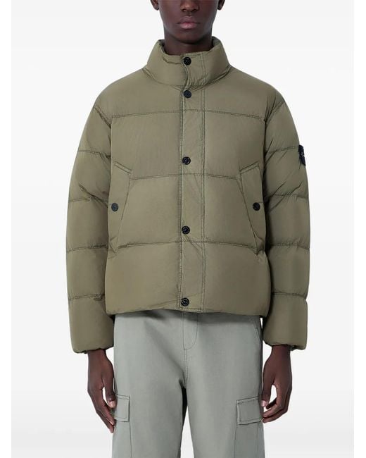 Stone Island Gray Stylish Bomber Jacket for men
