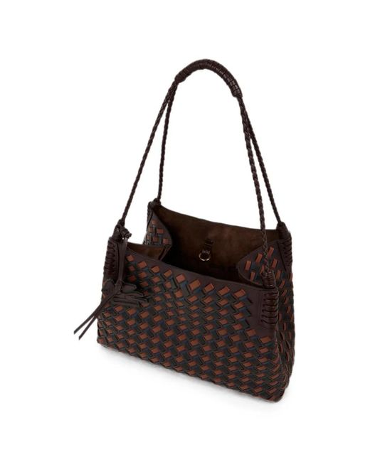 Etro Brown Medium Libra Tote Bag