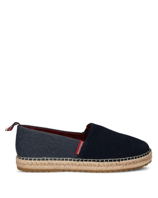 Tommy Hilfiger Blue Slip-On Espadrilles for men