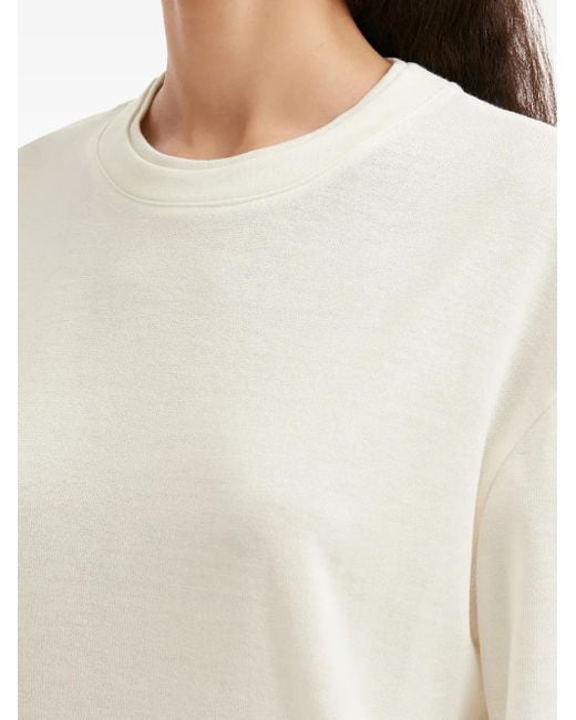 B+ AB White Long-Sleeved Top