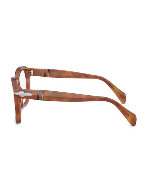 Persol Brown Tortoiseshell-Effect Glasses