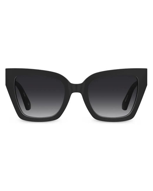 Moschino Black Logo-Lettering Cat-Eye Frame Sunglasses
