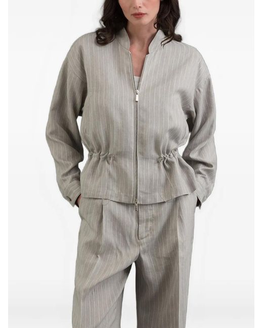 Moorer Gray Tinya-Rvl Jacket