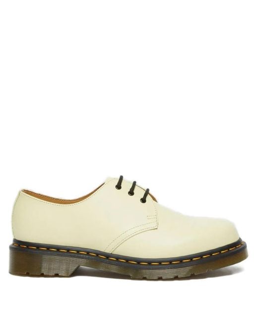 Dr. Martens White 1461 Smooth Leather Derby Shoes for men