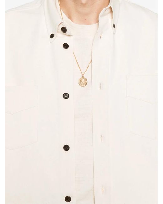 メンズ Rohe コットン シャツ White
