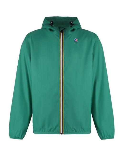 K-Way Green Le Vrai 3.0 Claude Jacket for men