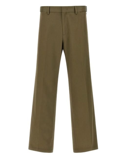 Cellar Door Green Leone Tailored Trousers for men