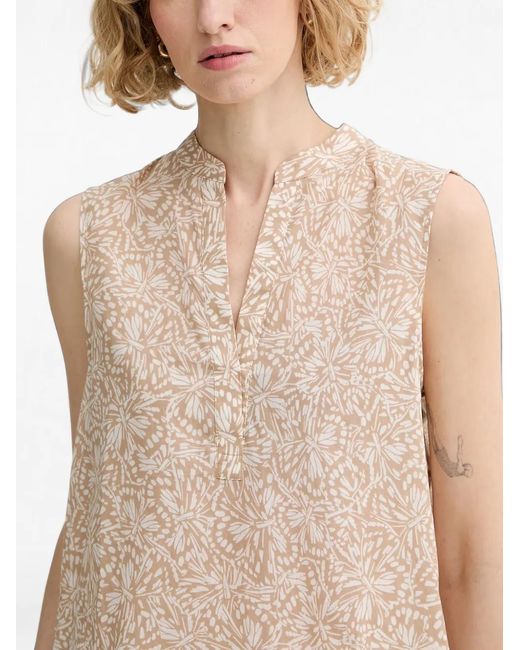 Marc O' Polo Natural Sleeveless Cotton Top
