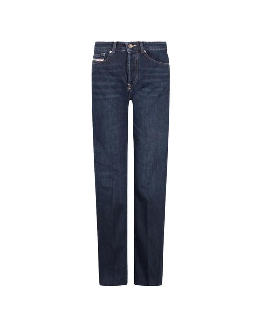 DIESEL Blue Straight-Leg Jeans