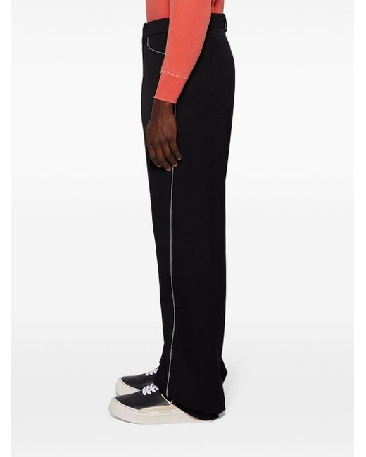 Pantalones a paneles Lanvin de hombre de color Black