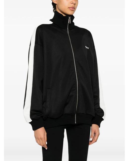 Coperni Black Oversized Side-Stripe Jacket