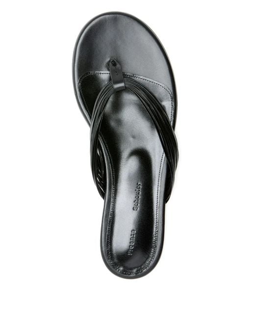 Proenza Schouler White Fringe-Detail Flip Flops
