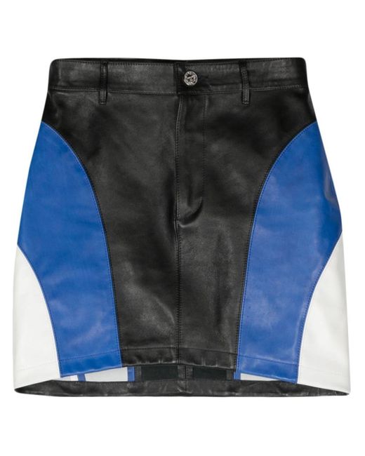 Minifalda con diseño colour block Vetements de color Blue