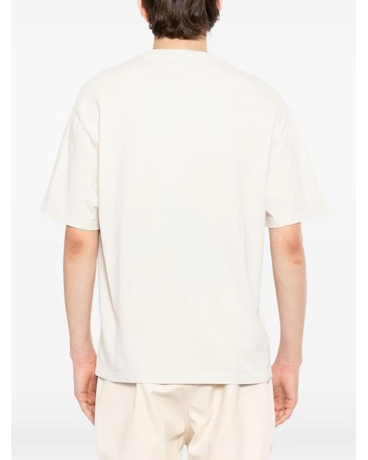 Melt White Crew Neck T-Shirt for men