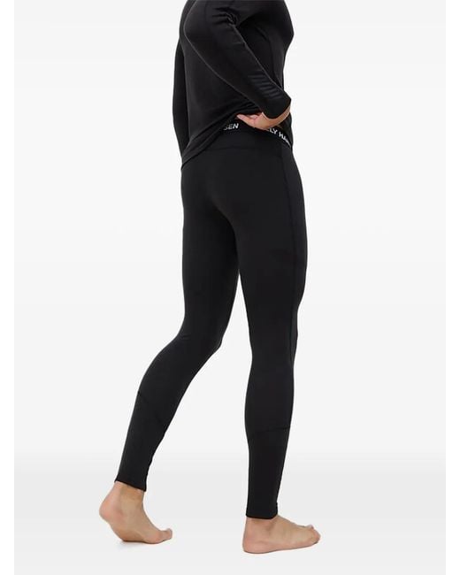 Helly Hansen Black Elasticated Trim Leggings for men
