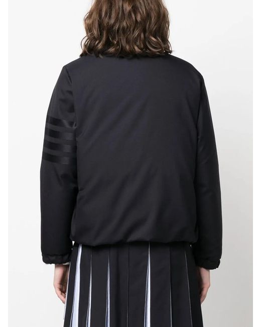 Thom Browne Black Reversible Down-Feather Puffer Jacket