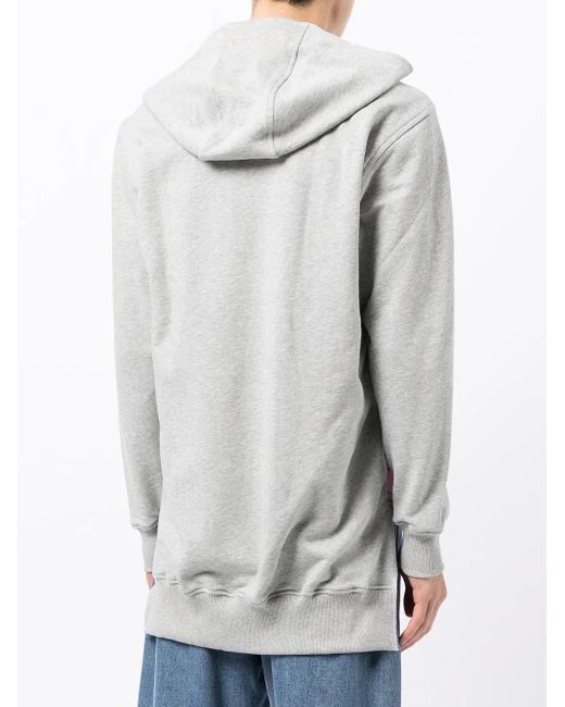 Comme des Garçons Pink Colour-Block Cotton Hoodie for men