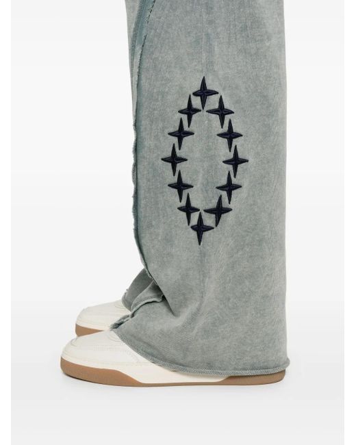 Etudes Studio Gray Embroidered Track Pants