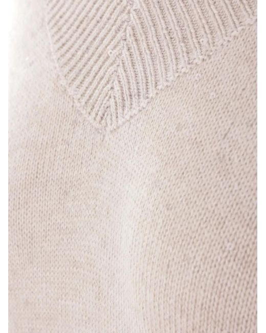 Brunello Cucinelli White Sweater