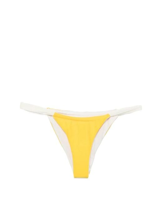 Leslie Amon 90S Slice Bikinislip in het Yellow