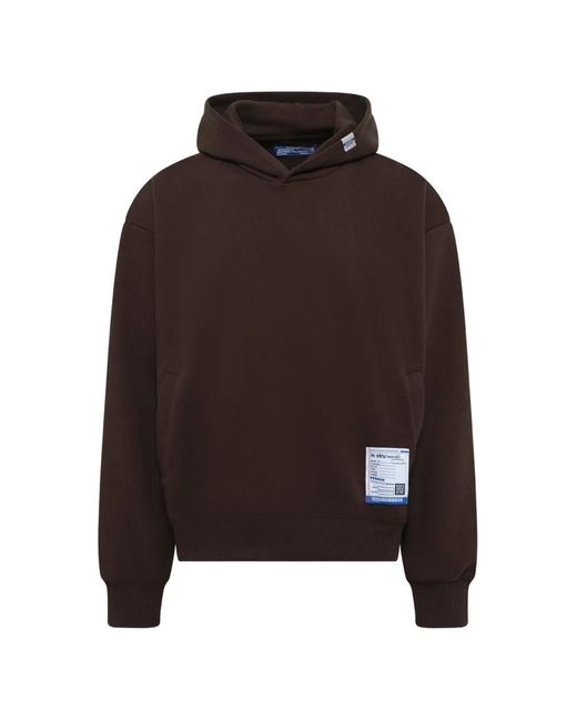 Maison Mihara Yasuhiro Brown Instrumental Logo-Patch Hoodie for men