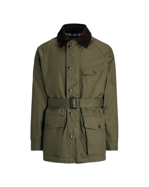 Polo Ralph Lauren Green Belted Jacket for men