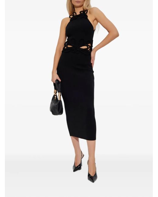 Cult Gaia Black Jena Midi Dress