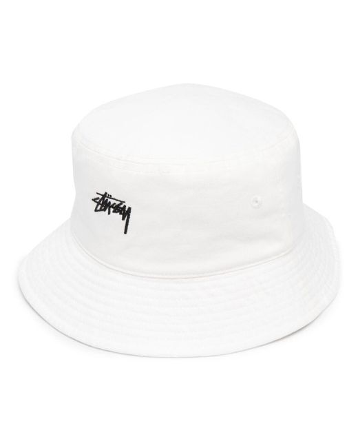 Bianco Farfetch Uomo Accessori Cappelli e copricapo Berretti Berretto con ricamo 