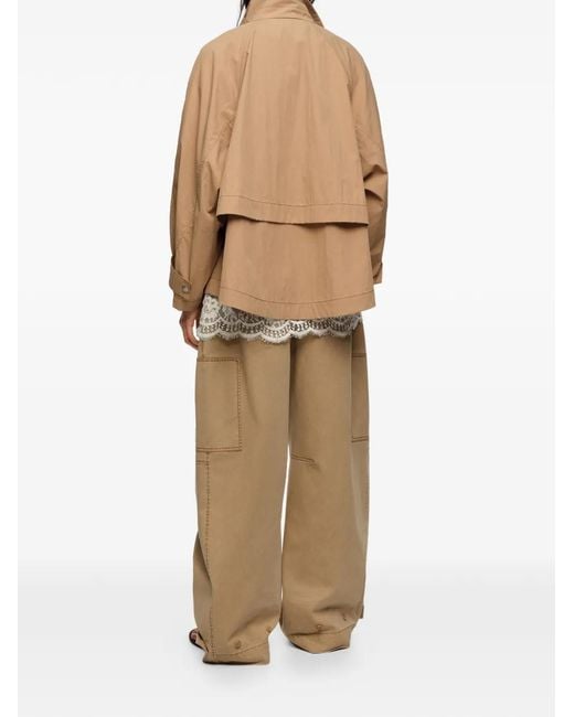 Bimba Y Lola Natural A-Line Jacket