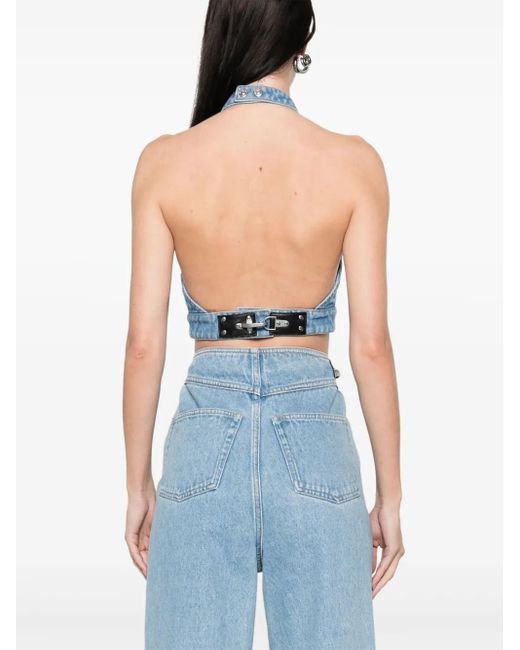 Nanushka Arina Top in het Blue