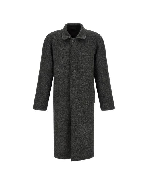 Prada Omkeerbare Raglan Jas in het Black voor heren