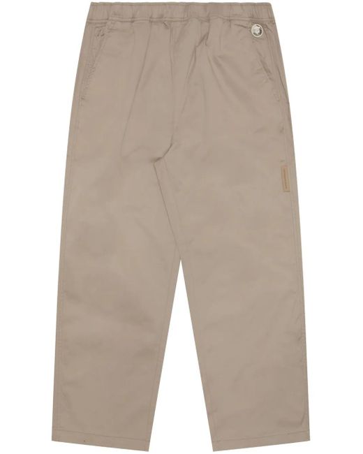 Aape By A Bathing Ape Natural Straight-Leg Cotton Trousers for men