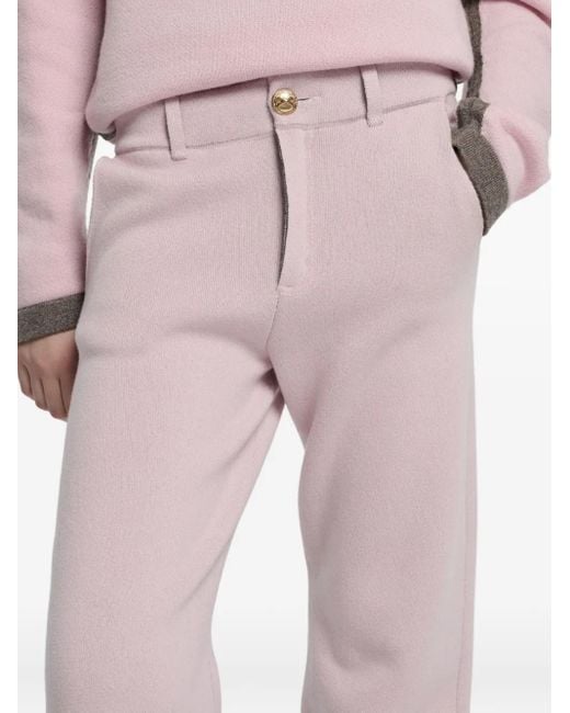 Barrie Pink Chunky Trousers