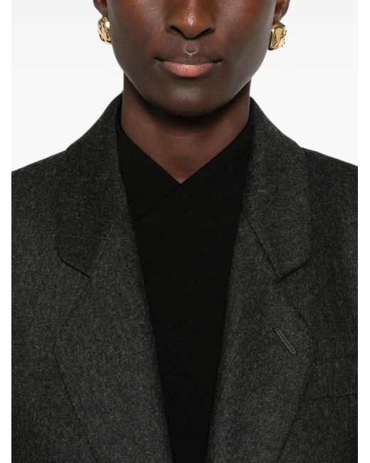 Giorgio Armani Black Single-Breasted Notched-Lapel Blazer