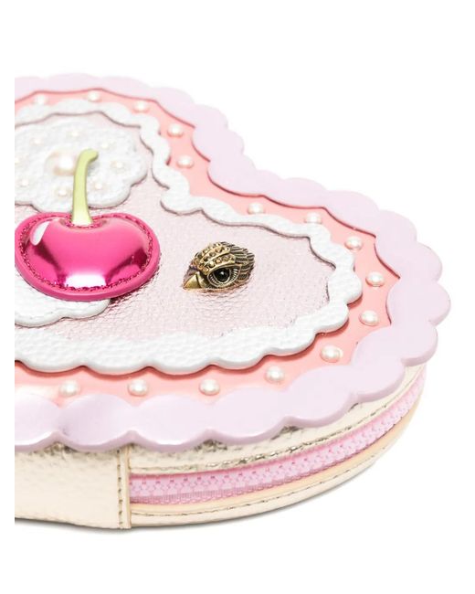 Kurt Geiger Pink Heart Cake Bag Charm