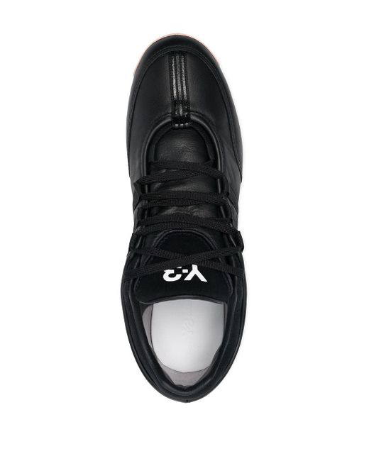 Y-3 Leder X adidas Boxing Sneakers in Schwarz - Lyst