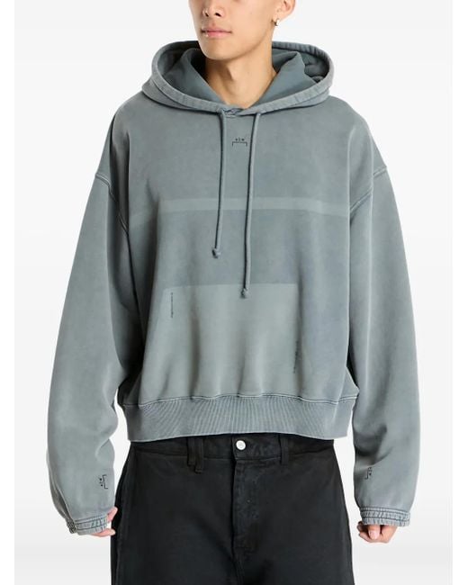 A_COLD_WALL* Gray Logo-Printed Hoodie for men
